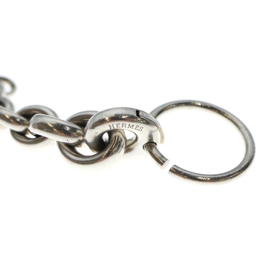 HERMES(エルメス) Crescendo Keyring クレッシェンド キーチェーン シルバー