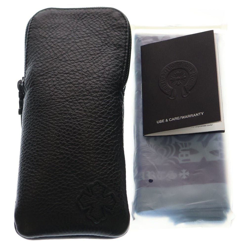 CHROME HEARTS(クロムハーツ) GITTIN ANY ?-A ギッティン エニィ BSフレアフレーム ウェリントン サングラス メガネ 眼鏡 ブラック/シルバー