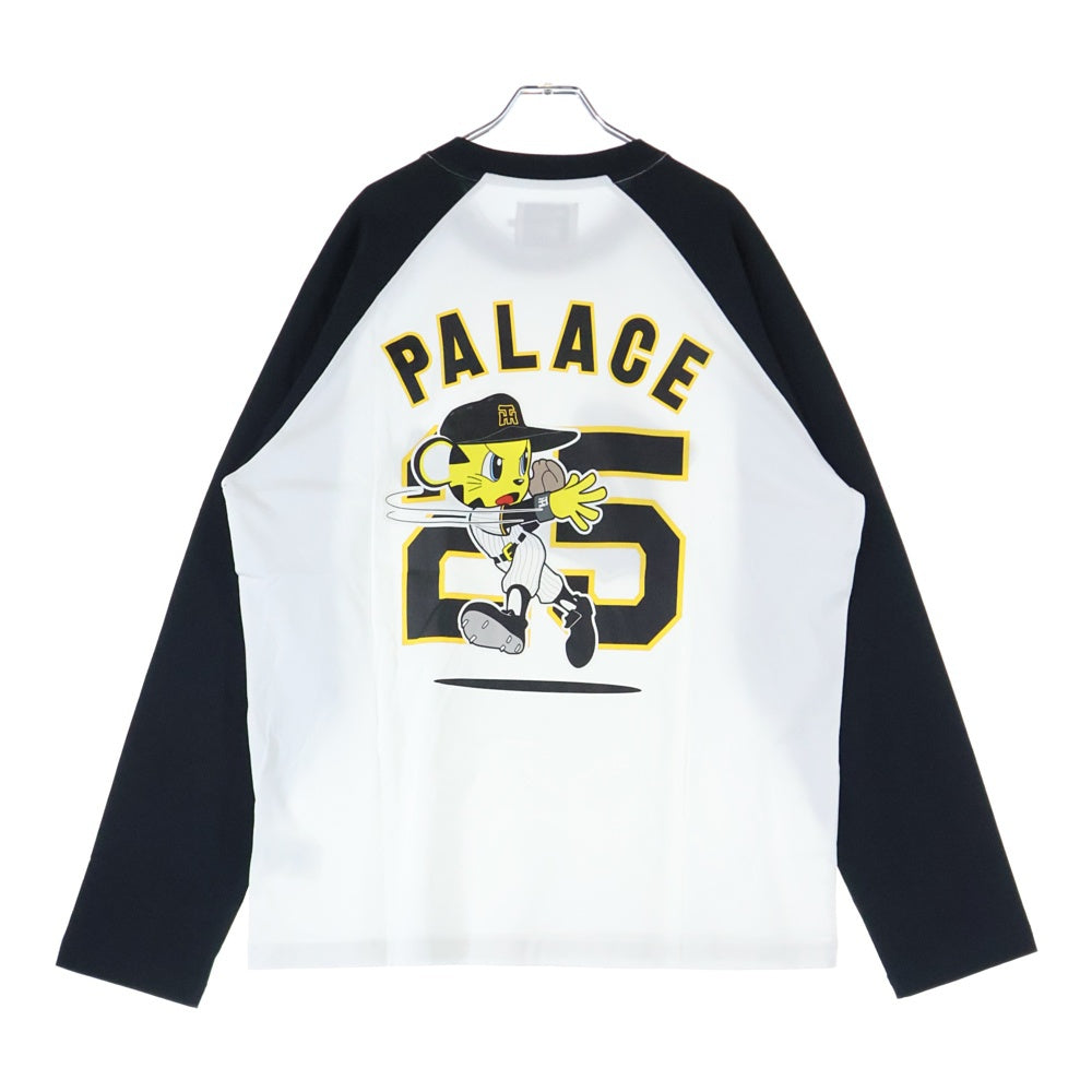 PALACE 阪神タイガースRaglan Longsleeve 'White' Palace Skateboards(パレススケートボーズ) Hanshin Tigers Raglan