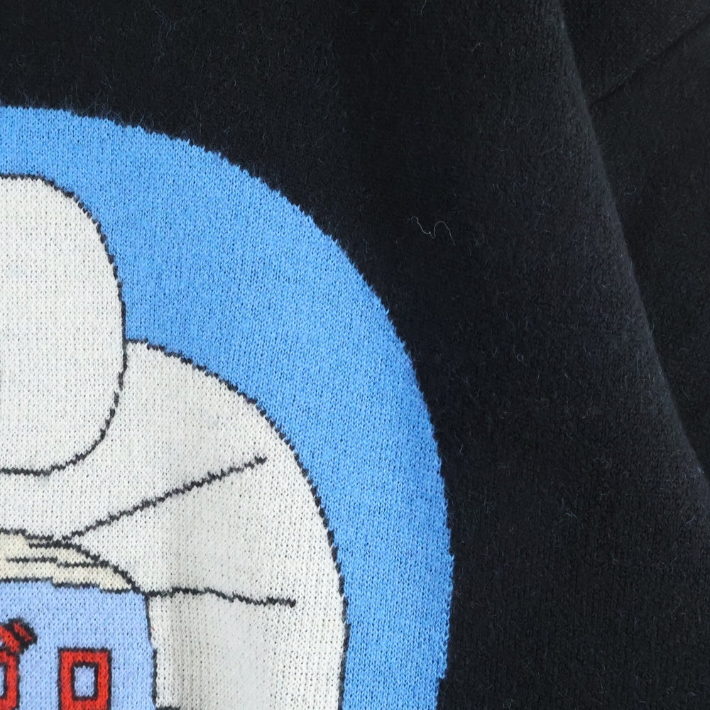 Palace Skateboards(パレススケートボーズ) DORAEMON KNIT BLACK ドラえもん クルーネックニットセーター ブラック