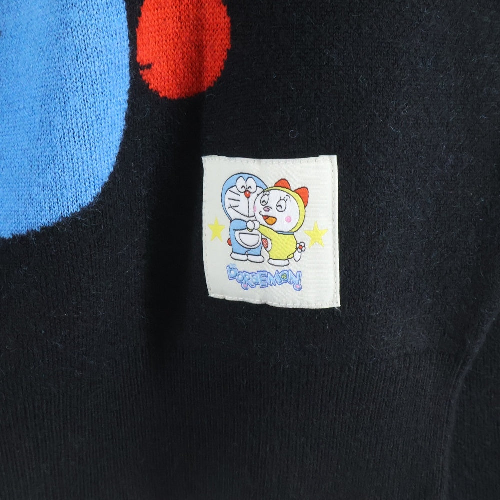 Palace Skateboards(パレススケートボーズ) DORAEMON KNIT BLACK ドラえもん クルーネックニットセーター ブラック