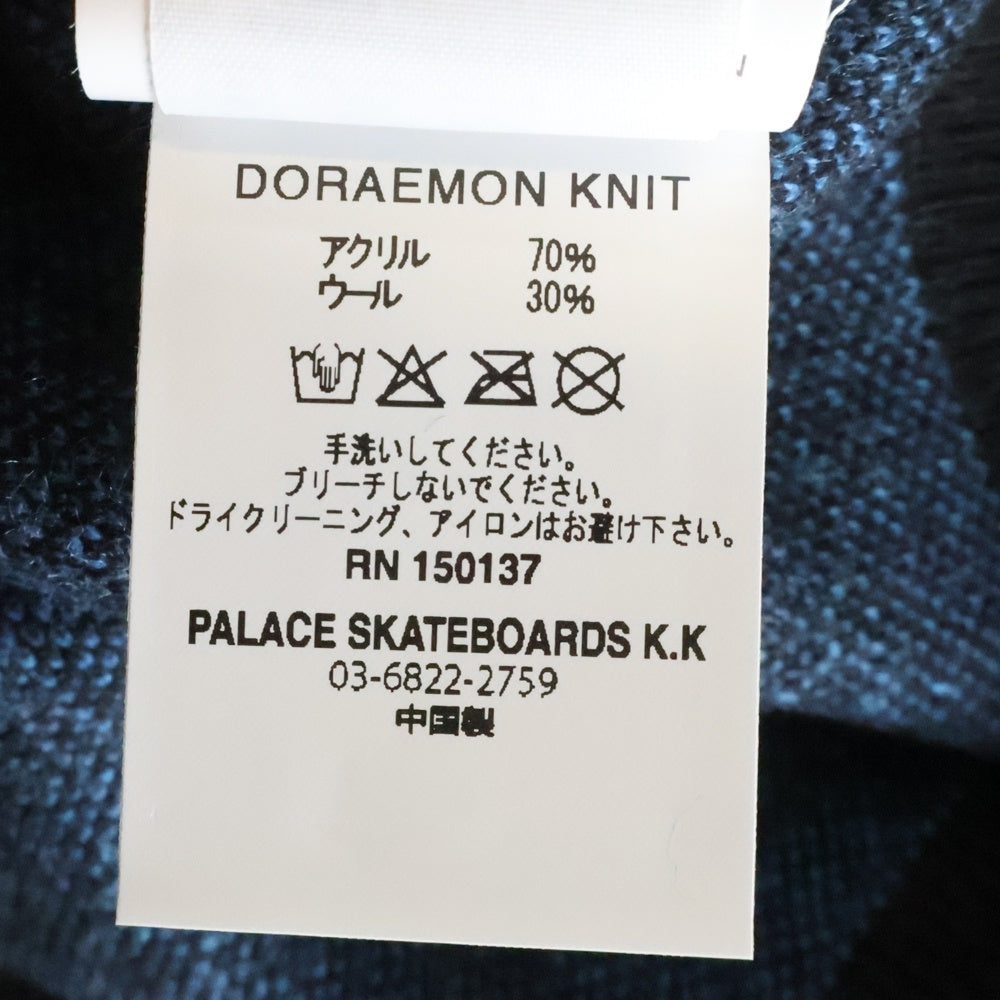 Palace Skateboards(パレススケートボーズ) DORAEMON KNIT BLACK ドラえもん クルーネックニットセーター ブラック
