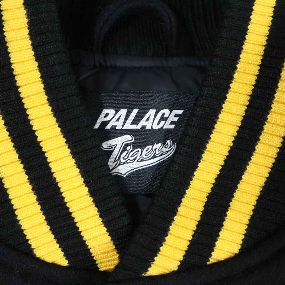 Palace Skateboards(パレススケートボーズ) Hanshin Tigers Varsity Jacket 阪神タイガース バーシティージャケット スタジャン ブラック