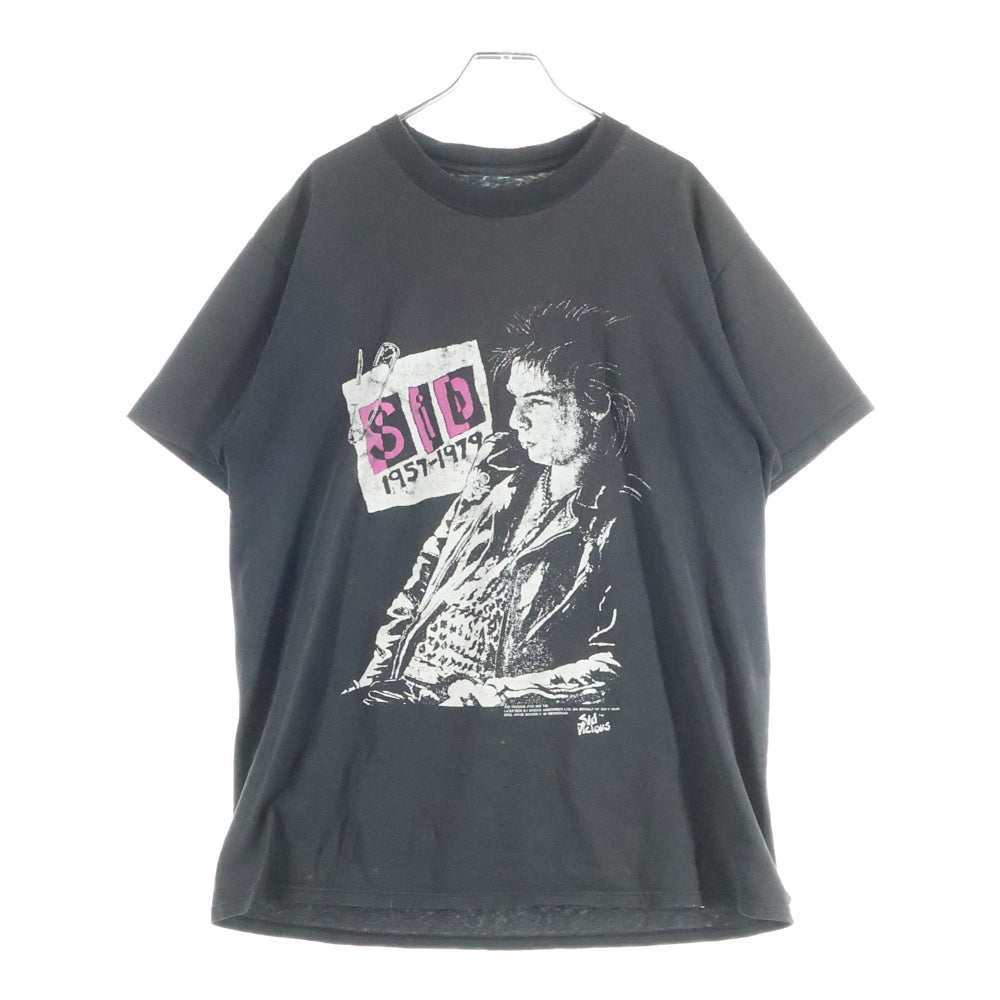 VINTAGE(ヴィンテージ) 90s SID VICIOUS TEE シドヴィシャス フロントプリント半袖Tシャツ カットソー ブラック
