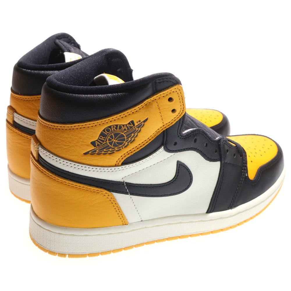 NIKE(ナイキ) AIR JORDAN 1 RETRO HIGH OG TAXI 555088-711 エアジョーダン 1 レトロ タクシー ハイカットスニーカー シューズ イエロー/ブラック US9/27.0cm