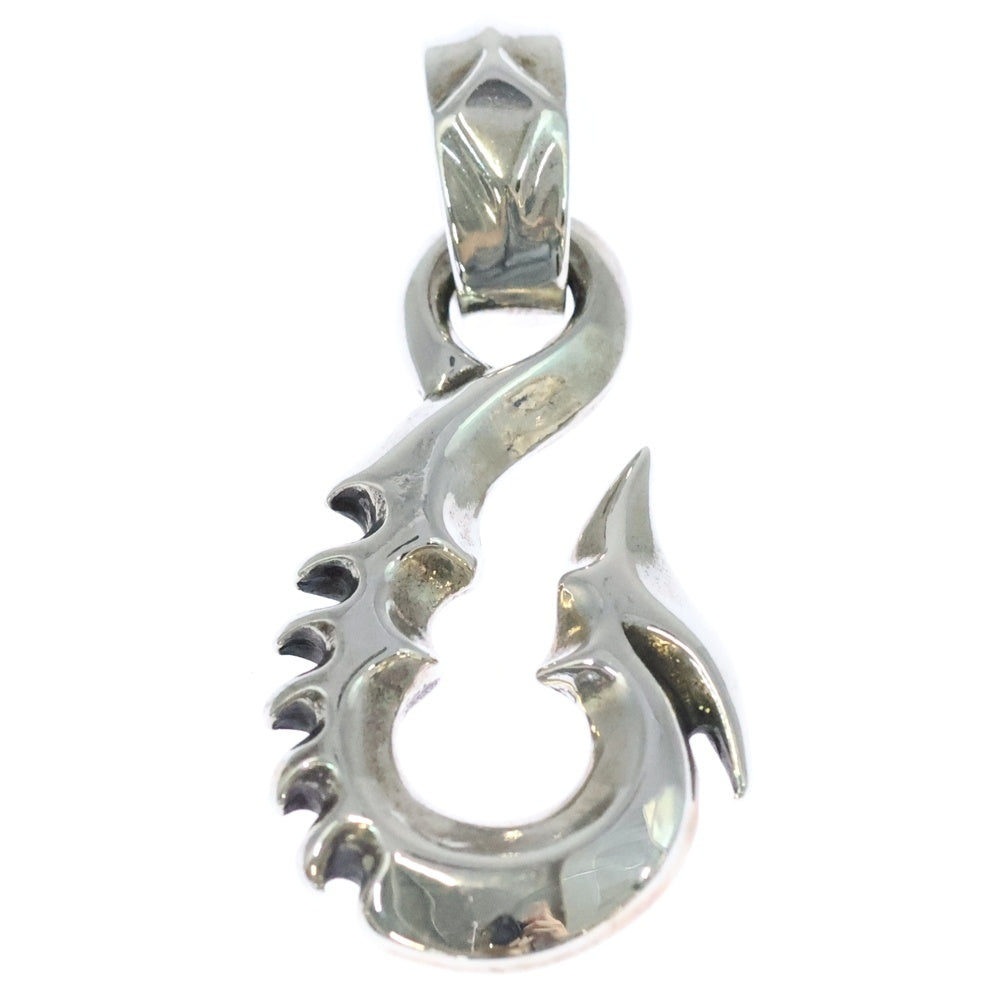 Bill Wall Leather/BWL(ビルウォールレザー) 2001 LARGE FISH HOOK PENDANT ラージフィッシュフックペンダント シルバー 321211