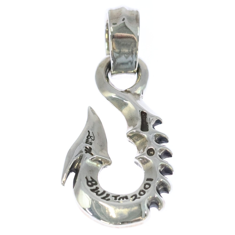 Bill Wall Leather/BWL(ビルウォールレザー) 2001 LARGE FISH HOOK PENDANT ラージフィッシュフックペンダント シルバー 321211