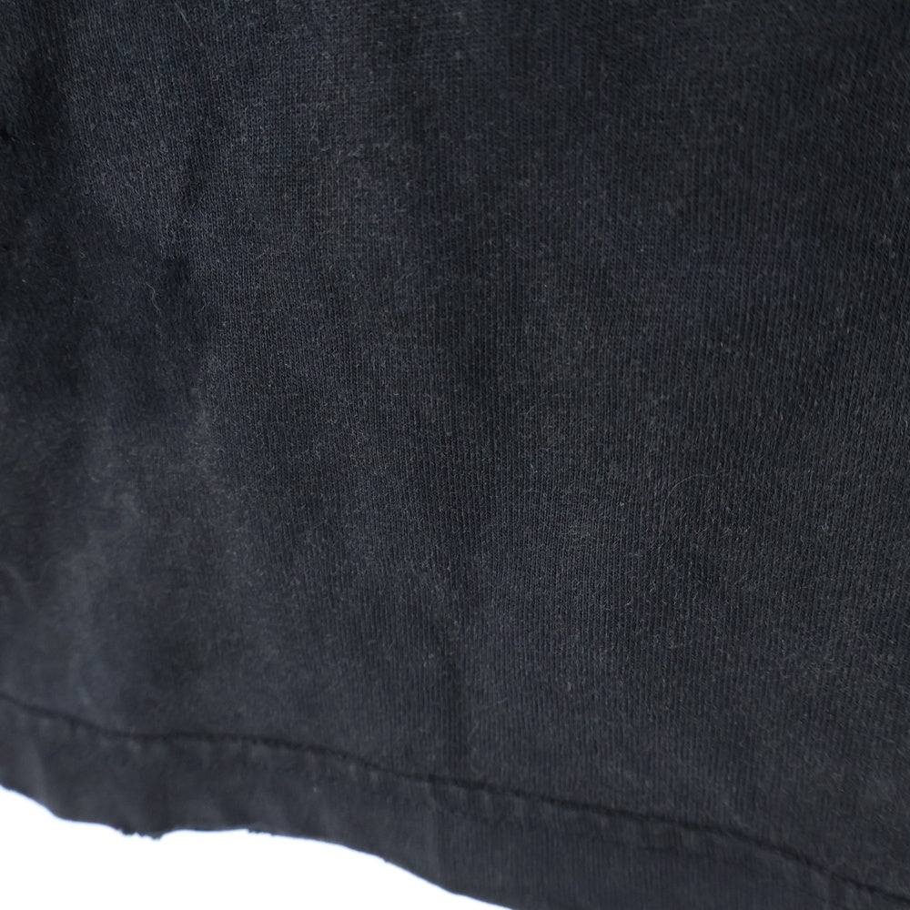 BALENCIAGA(バレンシアガ) 24SS PARIS MOON Double Front 791615 TQVY2 USED加工 パリ ムーン オーバーサイズ半袖Tシャツ カットソー ブラック