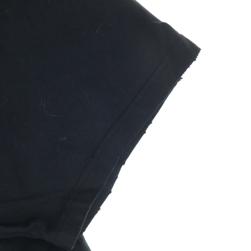 BALENCIAGA(バレンシアガ) 23AW Off Shore Oversized T-shirt 739028 TPVM8 ヴィンテージ加工 オーバーサイズド 半袖Tシャツ カットソー チャコールグレー