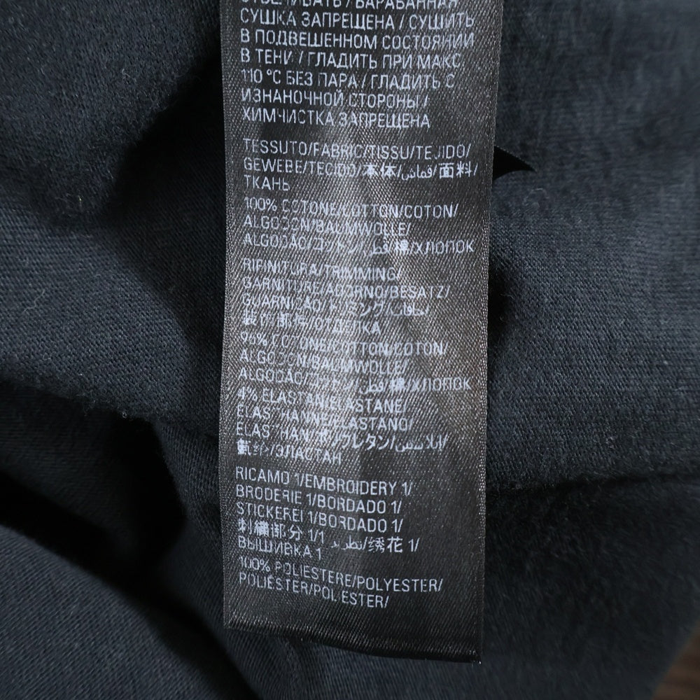 BALENCIAGA(バレンシアガ) 23AW Off Shore Oversized T-shirt 739028 TPVM8 ヴィンテージ加工 オーバーサイズド 半袖Tシャツ カットソー チャコールグレー