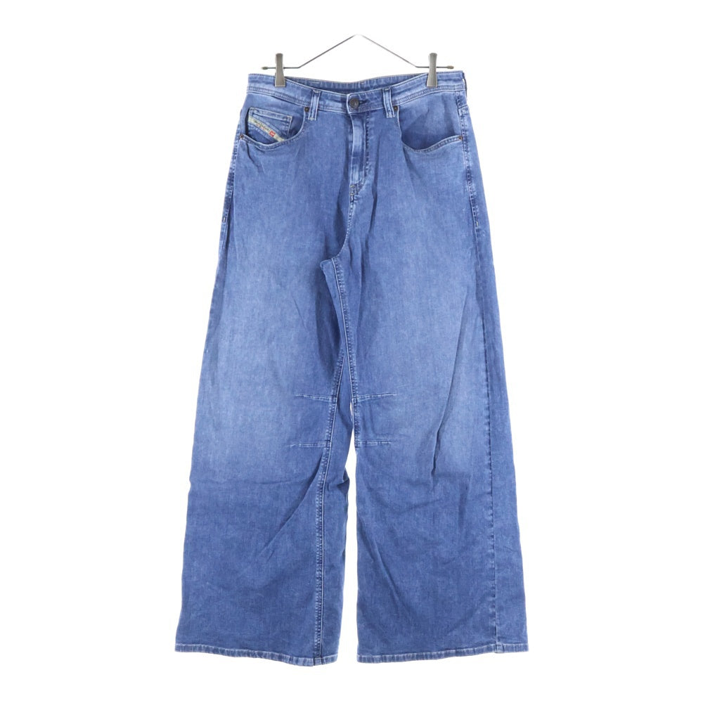 DIESEL(ディーゼル) P-MIRT-OUT A15956 ジップフライ ワイド デニムパンツ インディゴ レディース