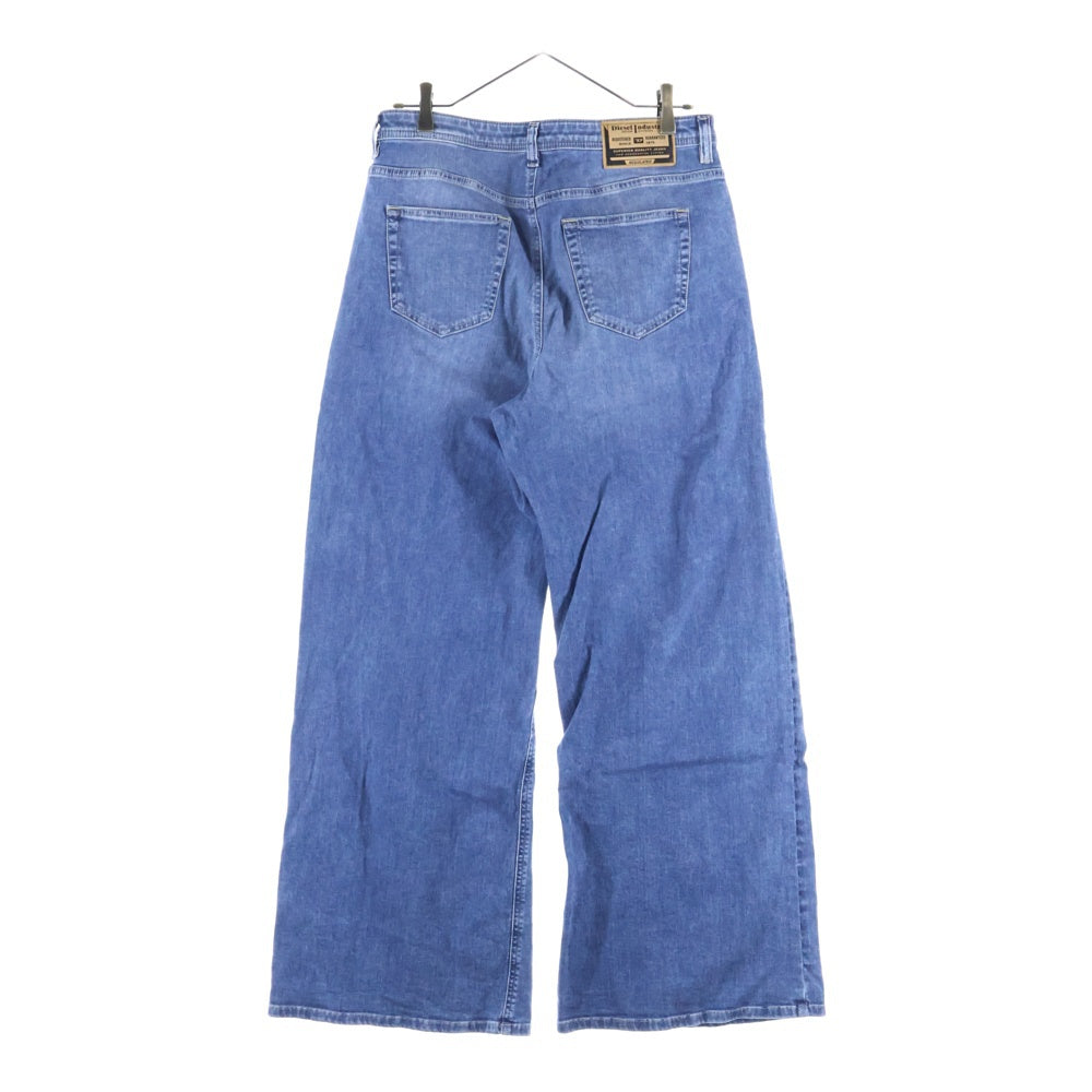 DIESEL(ディーゼル) P-MIRT-OUT A15956 ジップフライ ワイド デニムパンツ インディゴ レディース