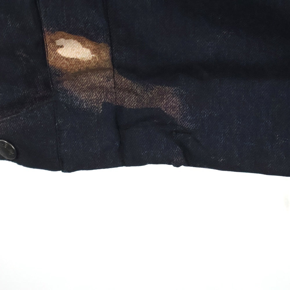 SUPREME(シュプリーム) 21AW ×THE NORTH FACE Bleached Denim Print Mountain Pant NP52101I ノースフェイス ブリーチ総柄プリント マウンテンパンツ ブラウン