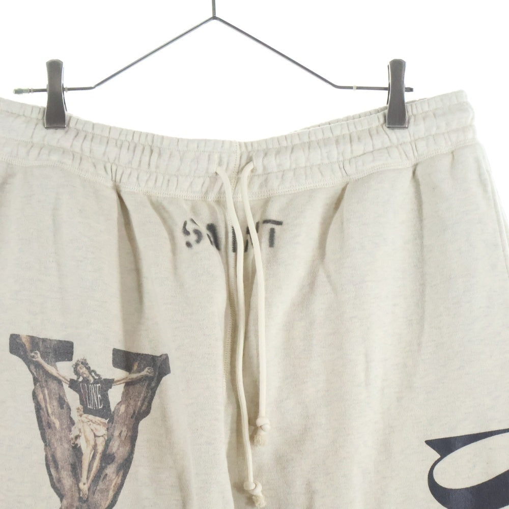 SAINT MICHAEL(セントマイケル) 22SS VLONE SWEAT LONG PANTSSM-S22-0000-084 ヴィーロン スウェットパンツ グレー