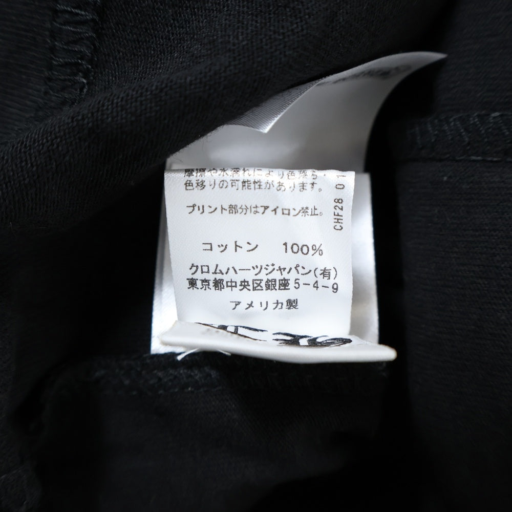 CHROME HEARTS(クロムハーツ) ×MATTY BOY STAYFAST RACE TEAM SWEAT グラフィックプリント クルーネック 長袖Tシャツ ブラック