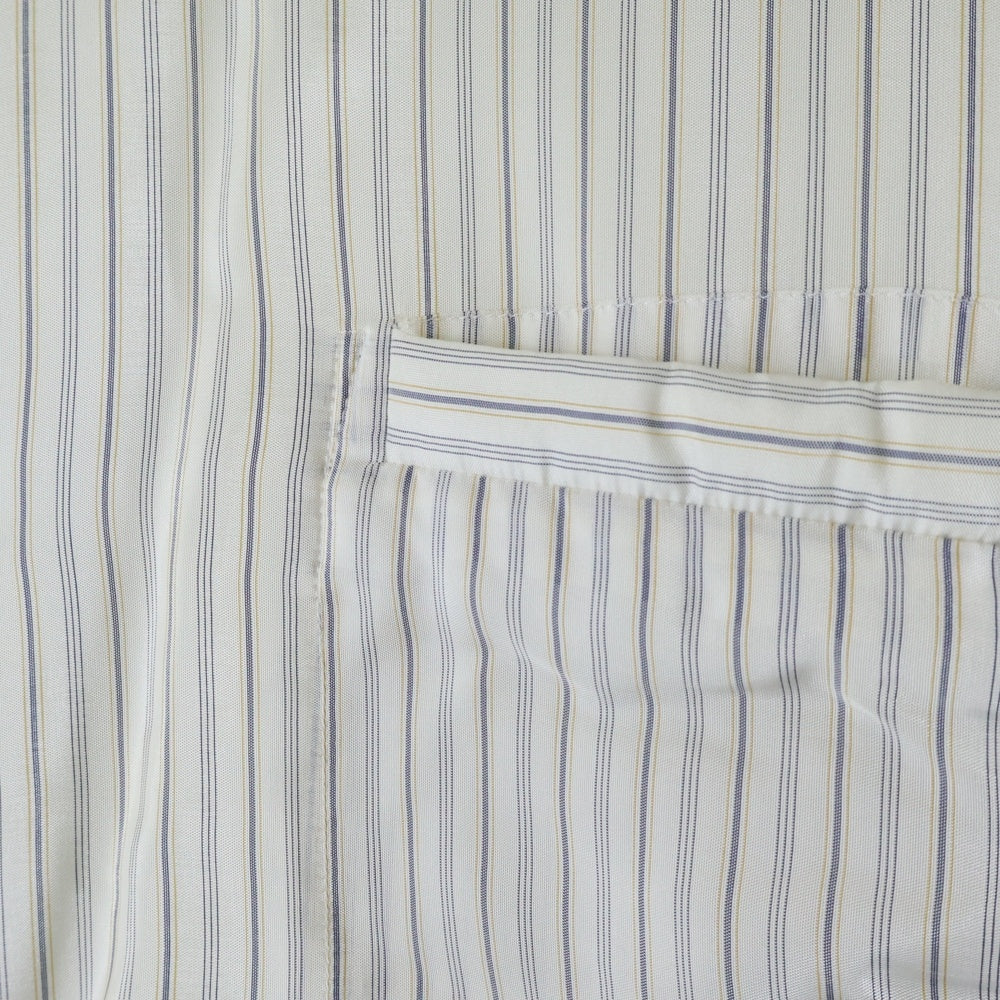 Maison Martin Margiela(メゾンマルタンマルジェラ) 19AW OVERSIZED PADDED SHIRT S50DL0396 オーバーサイズ 中綿ストライプシャツジャケット ホワイト