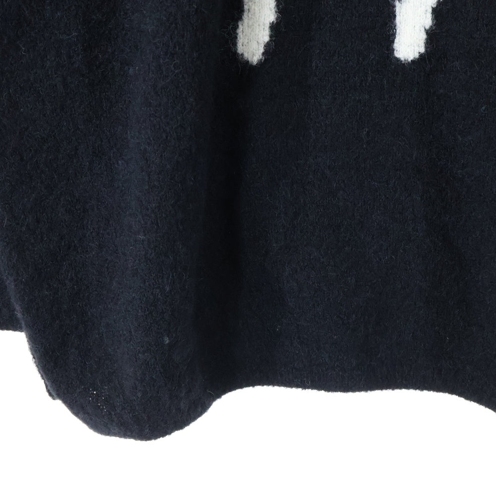 MONCLER(モンクレール) 21AW LUPETTO TRICOT ハイネックウールニットセーター F20939F70400 A9420 ブラック レディース