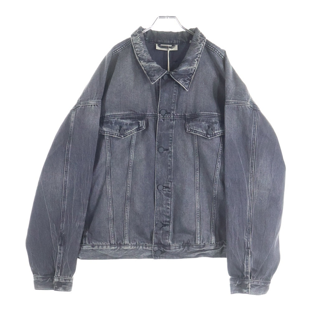 FEAR OF GOD ESSENTIALS(フィアオブゴッド エッセンシャルズ) 22SS ボックスデニムジャケット 202BT212041F ブラック