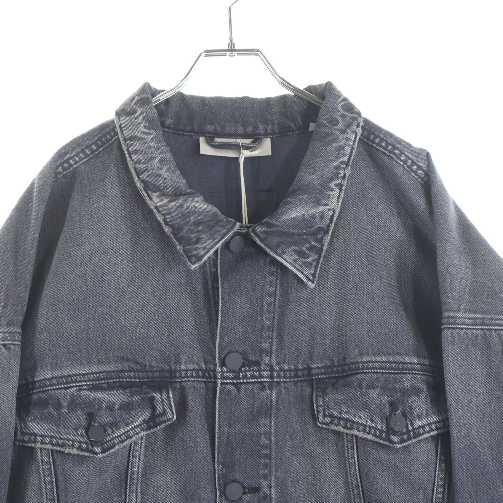 FEAR OF GOD ESSENTIALS(フィアオブゴッド エッセンシャルズ) 22SS ボックスデニムジャケット 202BT212041F ブラック
