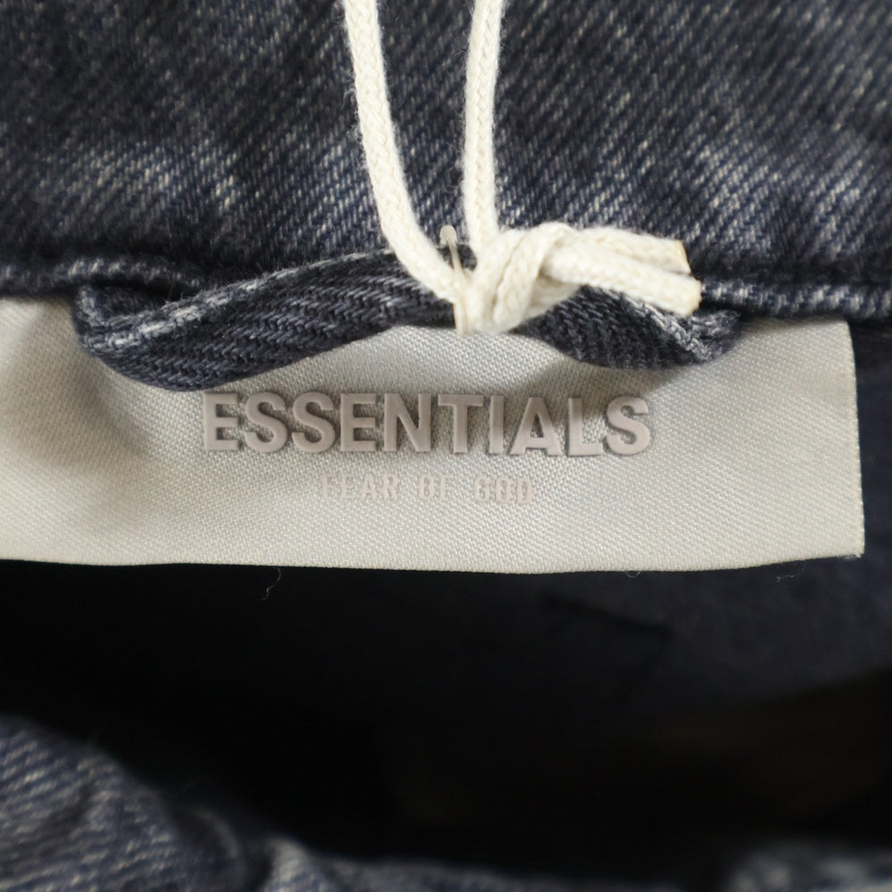 FEAR OF GOD ESSENTIALS(フィアオブゴッド エッセンシャルズ) 22SS ボックスデニムジャケット 202BT212041F ブラック