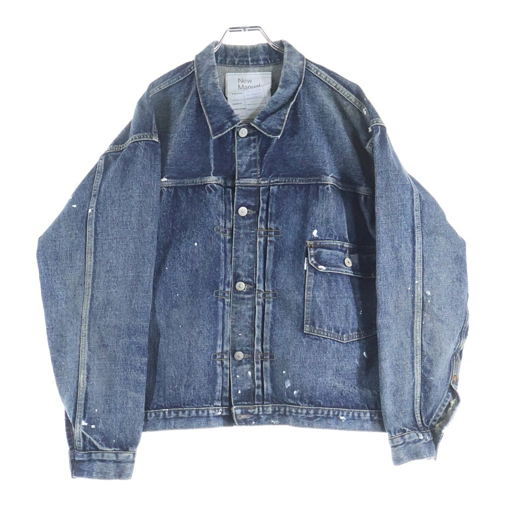 New Manual(ニュー マニュアル) ×KAPTAIN SUNSHINE Denim Jacket ×キャプテンサンシャイン デニムジャケット KSNM001 インディゴ