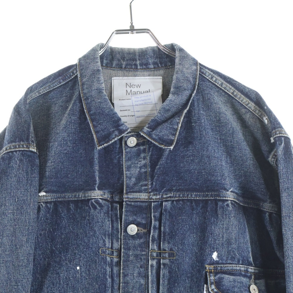 New Manual(ニュー マニュアル) ×KAPTAIN SUNSHINE Denim Jacket ×キャプテンサンシャイン デニムジャケット KSNM001 インディゴ