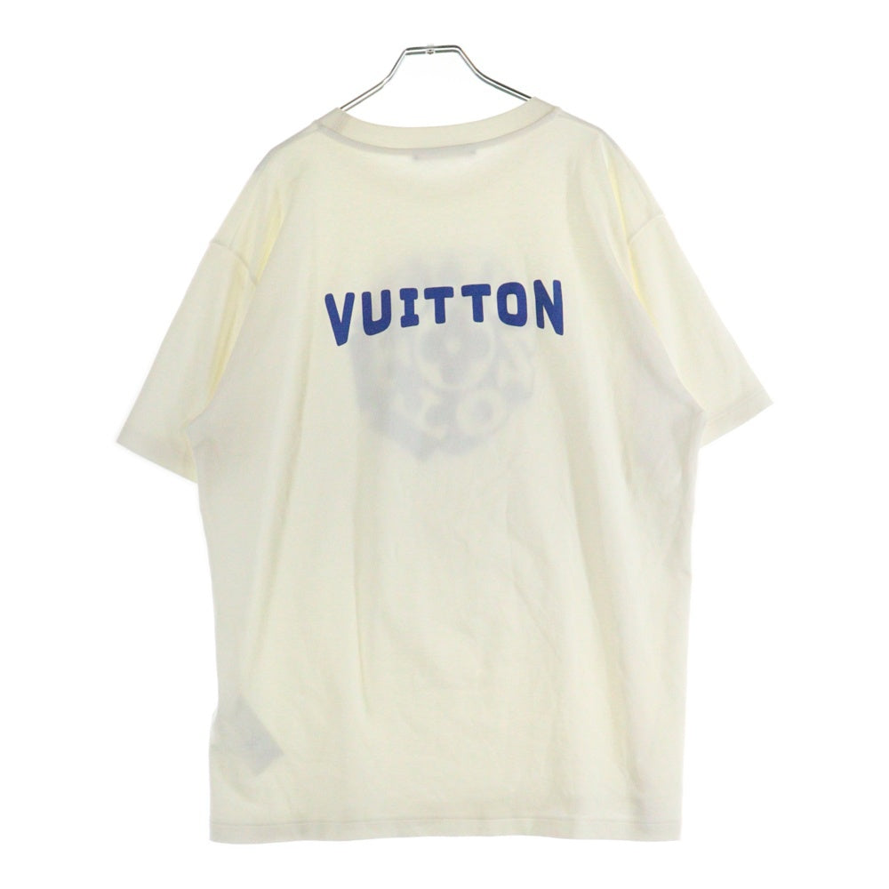 LOUIS VUITTON(ルイヴィトン) 25AW プリントシグネチャー 半袖Tシャツ ホワイト RM252M NDK HTY87W 1AIMLD