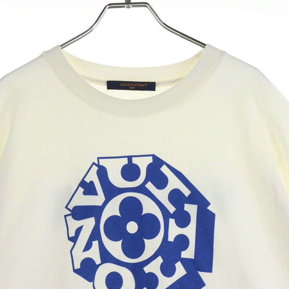 LOUIS VUITTON(ルイヴィトン) 25AW プリントシグネチャー 半袖Tシャツ ホワイト RM252M NDK HTY87W 1AIMLD