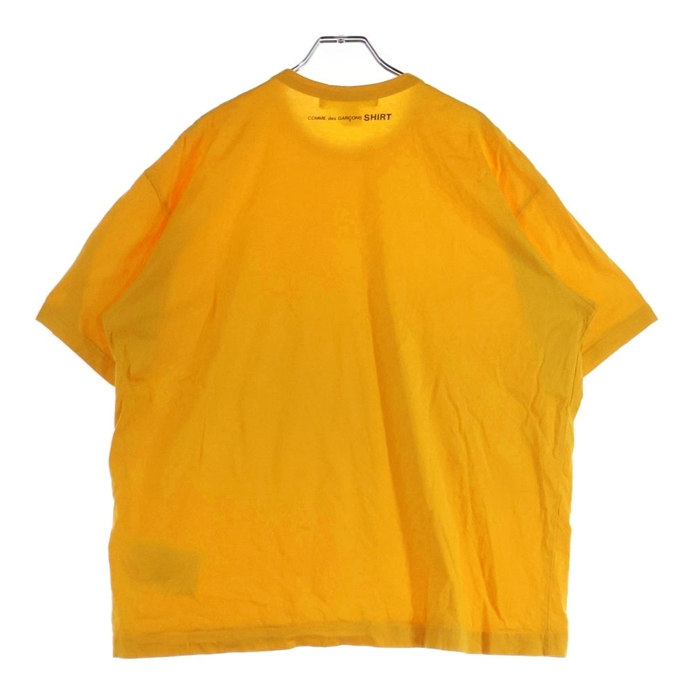 COMME des GARCONS SHIRT(コムデギャルソンシャツ) バックプリント半袖Tシャツ イエロー FP-T022