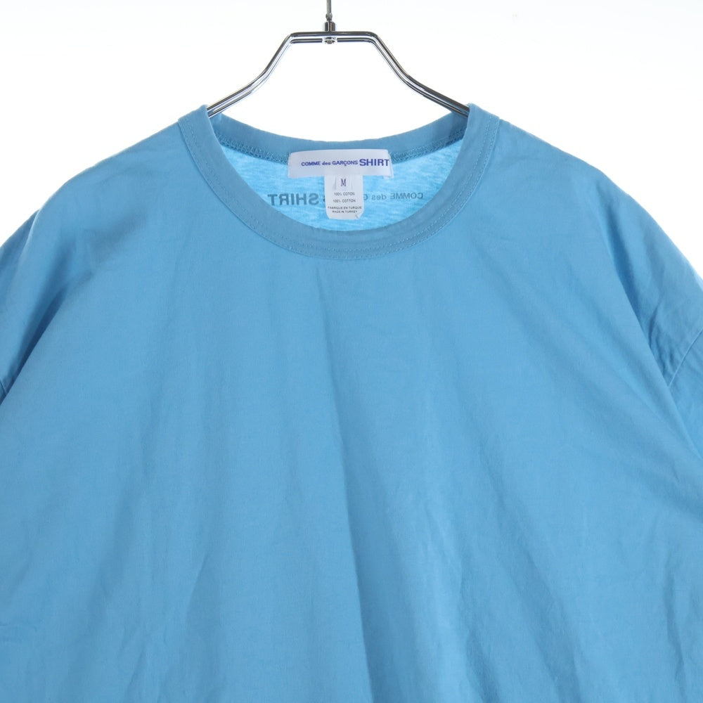 COMME des GARCONS SHIRT(コムデギャルソンシャツ) バックプリント半袖Tシャツ ブルー FP-T022