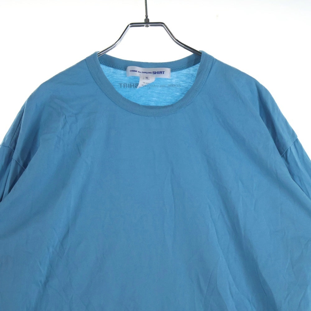 COMME des GARCONS SHIRT(コムデギャルソンシャツ) バックプリント長袖Tシャツ ブルー FP-T021