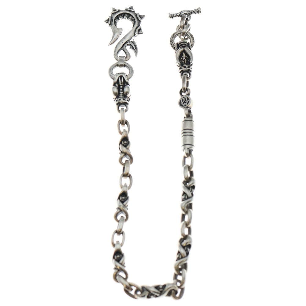 Travis Walker(トラヴィスワーカー) Dragon Tail Hook Infinity Cross Links Wallet Chain WCS018 ドラゴンテイル インフィニティクロスリンクウォレットチェーン シルバー