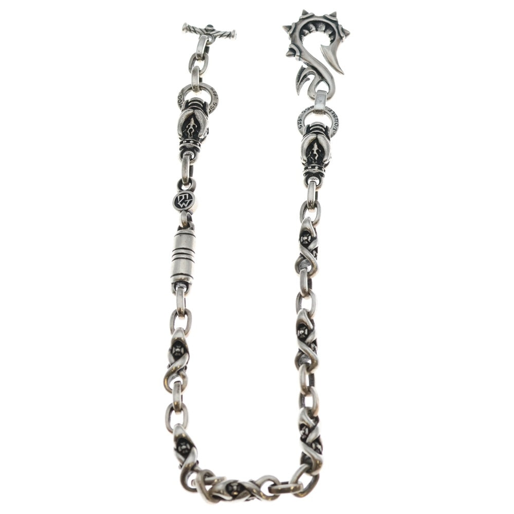 Travis Walker(トラヴィスワーカー) Dragon Tail Hook Infinity Cross Links Wallet Chain WCS018 ドラゴンテイル インフィニティクロスリンクウォレットチェーン シルバー