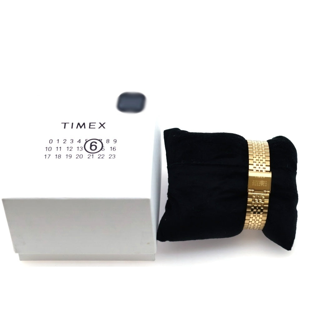 MM6 Maison Margiela(エムエムシックスメゾンマルジェラ) ×TIMEX MM6 T80 Ring Watch Gold ×タイメックス ウォッチリング ゴールド