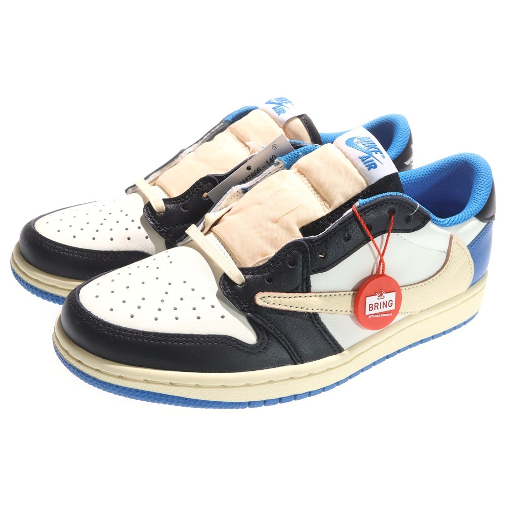 NIKE(ナイキ) ×TRAVIS SCOTT FRAGMENT DESIGN AIR JORDAN 1 LOW OG SP DM7866-140 トラヴィススコット フラグメント エアジョーダン1 ローカットスニーカー US7/25.0cm レディース