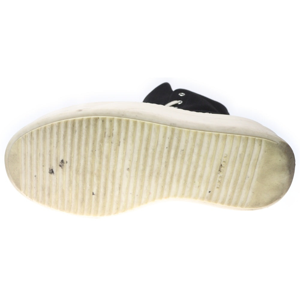 DRKSHDW(ダークシャドウ) DOUBLE BUMPER SNEAKS DU01E3831 ダブルバンパー 刺繍ジップアップハイカットスニーカー ブラック