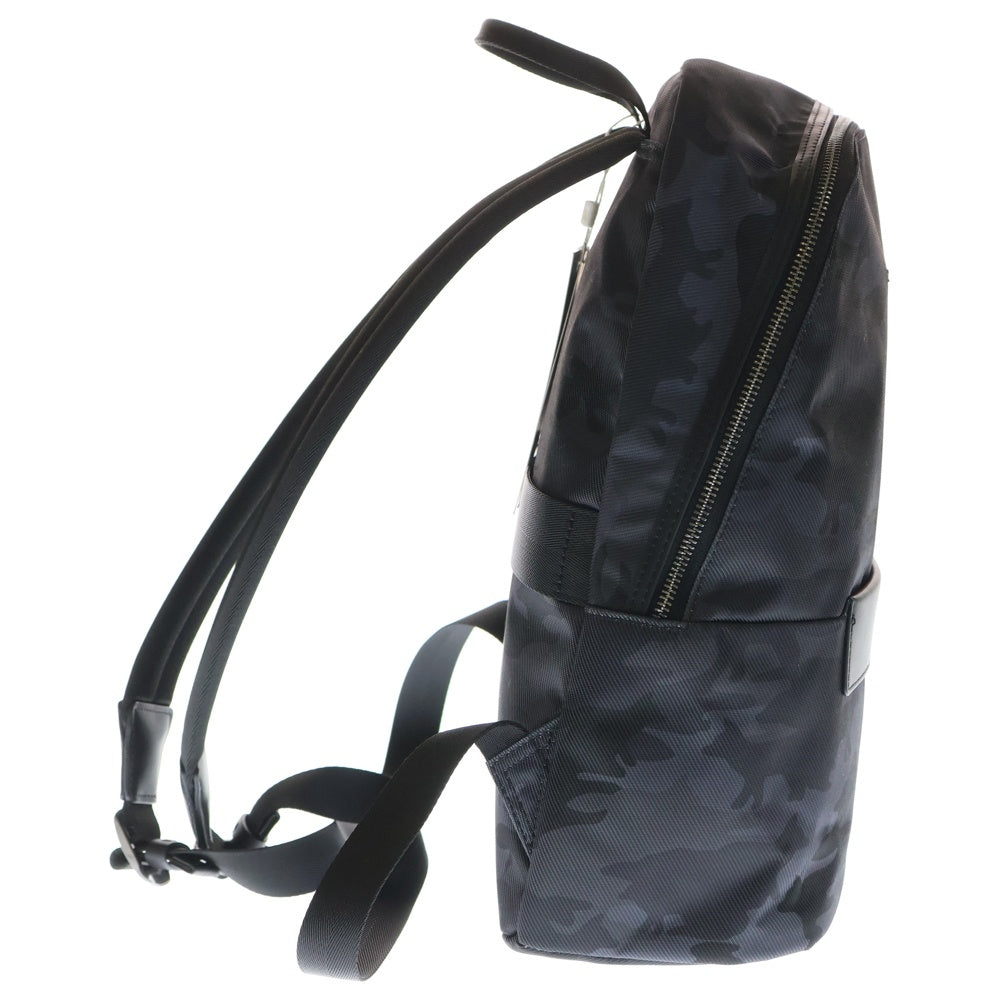 MAISON KITSUNE(メゾンキツネ) ×Samsonite Camo Backpack QT0099007 ×サムソナイト カモ柄 バックパック リュック ブラック