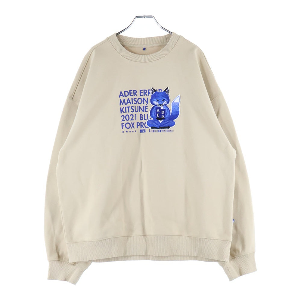 希少☆ ADERERROR × MAISON KITSUNE トレーナー コラボ MAISON KITSUNE(メゾンキツネ) 21AW ×ADER ERROR Sweat shirts