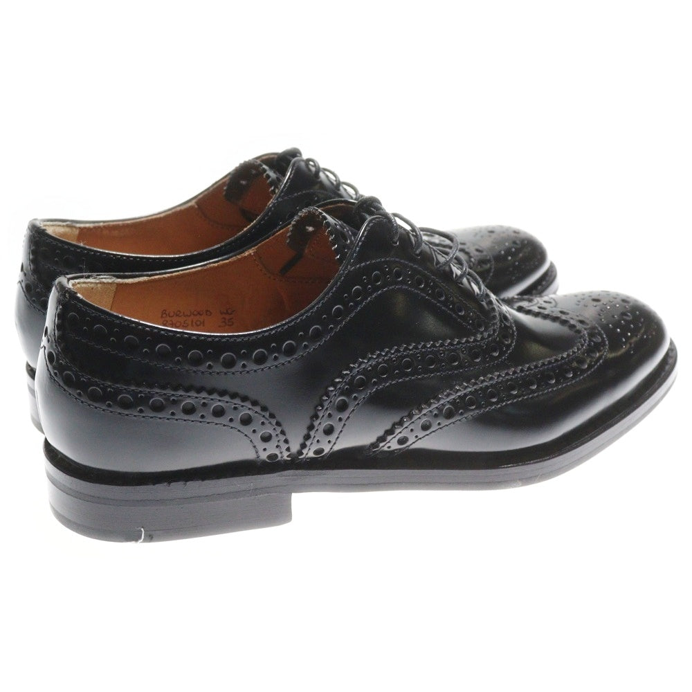 Church's(チャーチ) BURWOOD 8705/01 バーウッド ウィングチップ ドレスシューズ ブラック レディース