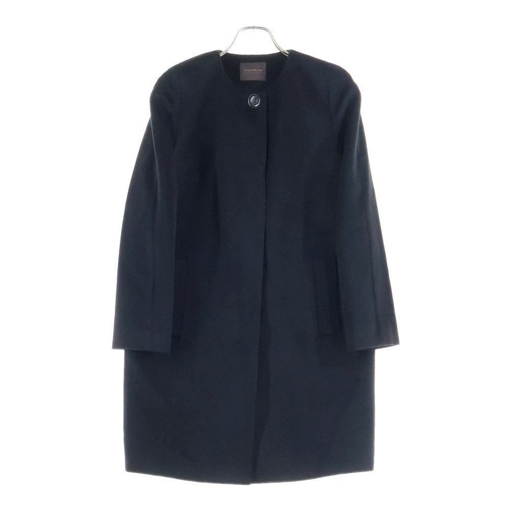 TOMORROWLAND(トゥモローランド) カシミヤ ノーカラーコート ブラック レディース 13-08-55-08302