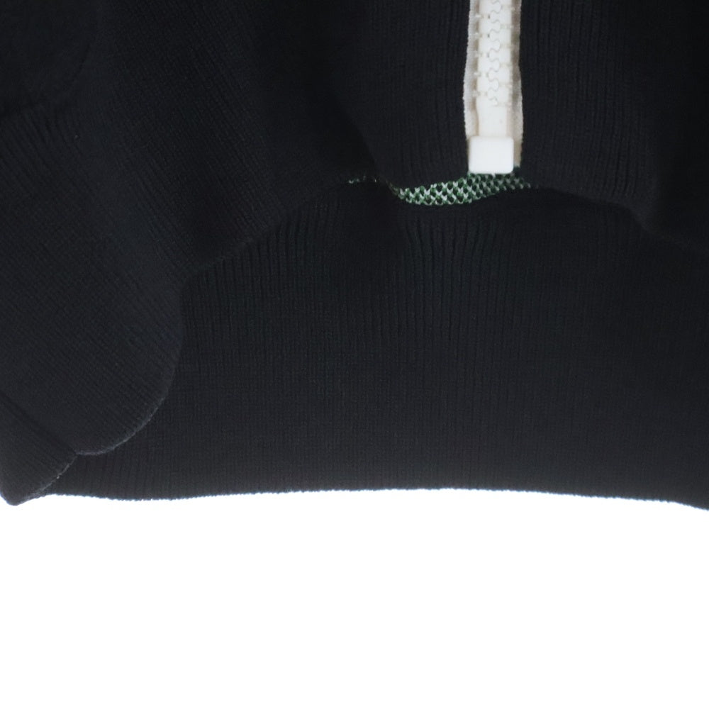 DIESEL(ディーゼル) シースルーニット ブルゾン ジップアップ レディース ブラック 00E8M200034