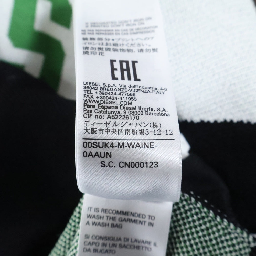 DIESEL(ディーゼル) シースルーニット ブルゾン ジップアップ レディース ブラック 00E8M200034