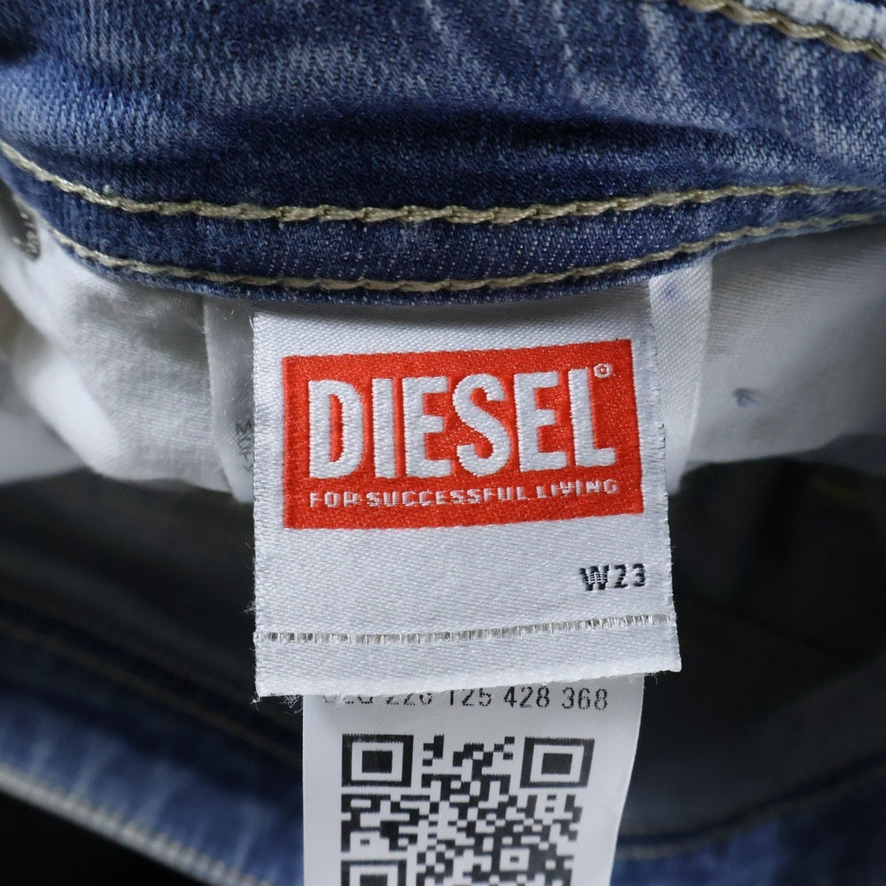 DIESEL(ディーゼル) リラックスフィト ワイド デニムパンツ レディース インディゴ 2024 P-MIRT-OUT