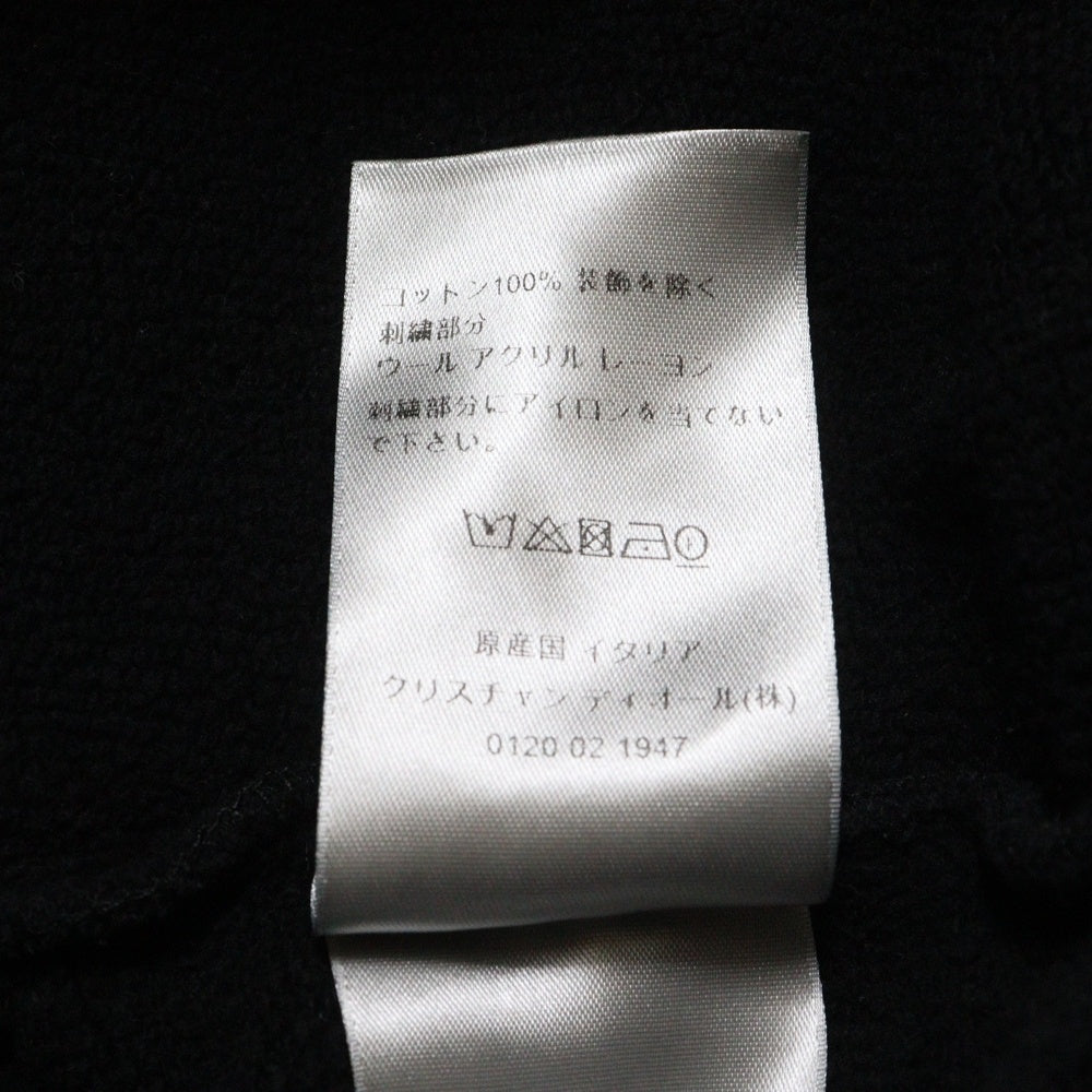 DIOR(ディオール) アトリエ刺繍スウェット クルーネックスウェット 293J699A0531ブラック