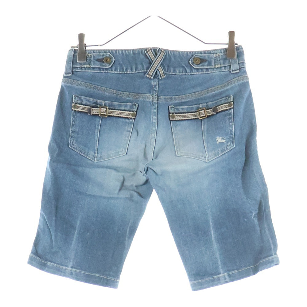 BURBERRY BLUE LABEL(バーバリーブルーレーベル) デニム ハーフパンツ インディゴ FQ531-232-30