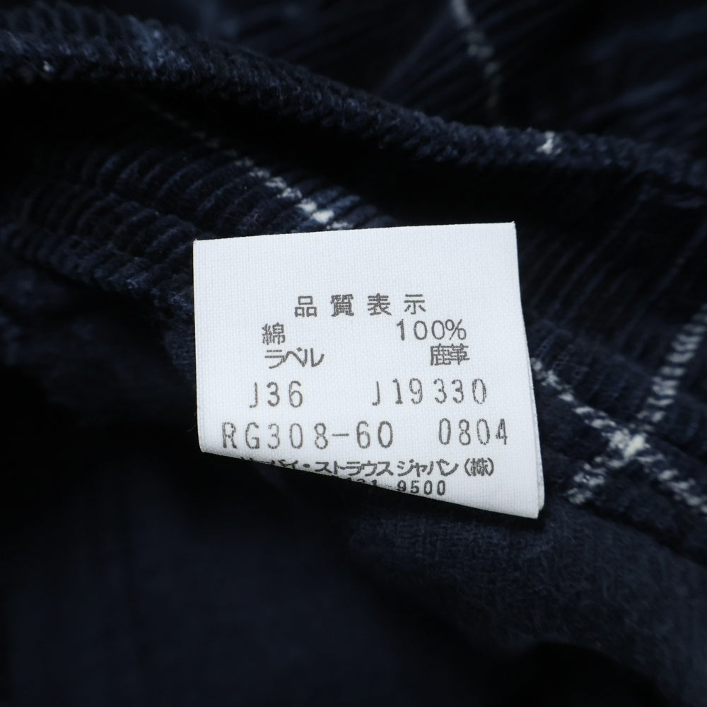 Levi's RED(リーバイス レッド) コーデュロイ ジップフライ パンツ ネイビー RG308-60