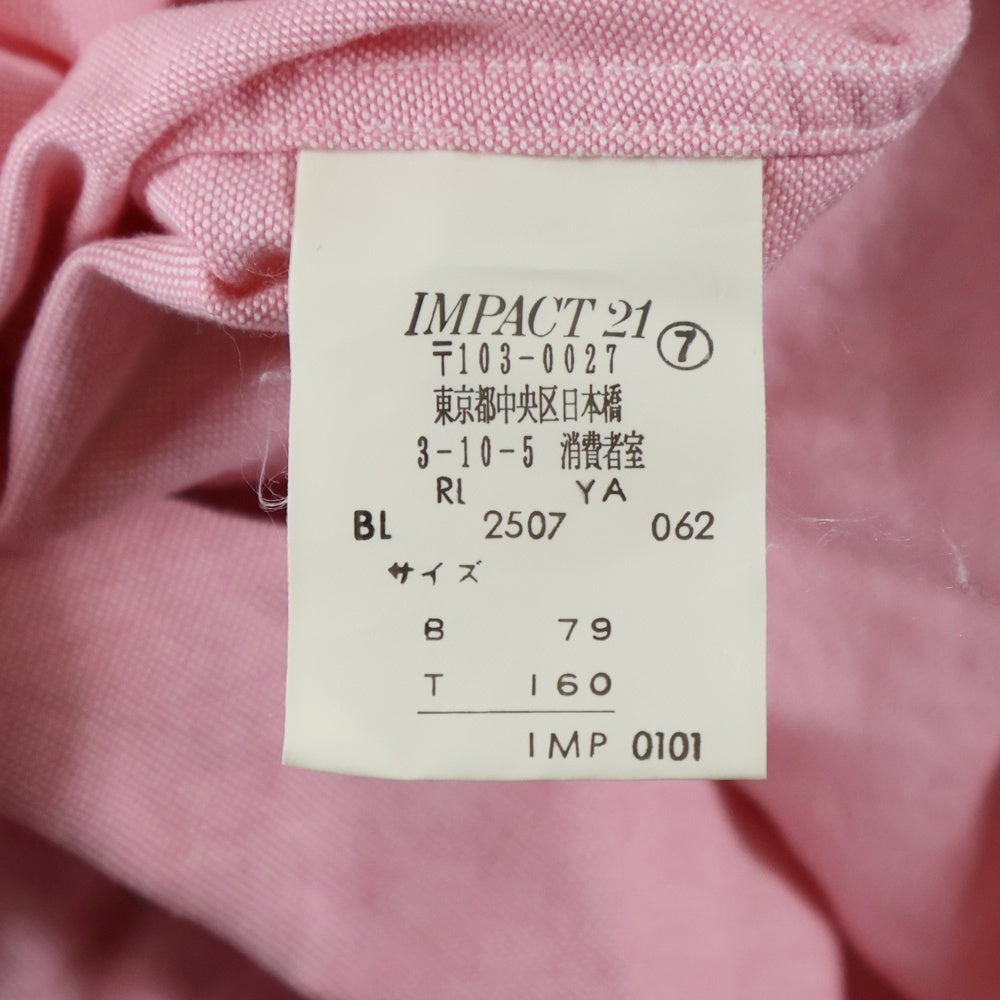 RALPH LAUREN(ラルフローレン) 刺繍 長袖ボタンダウンシャツ ピンク レディース