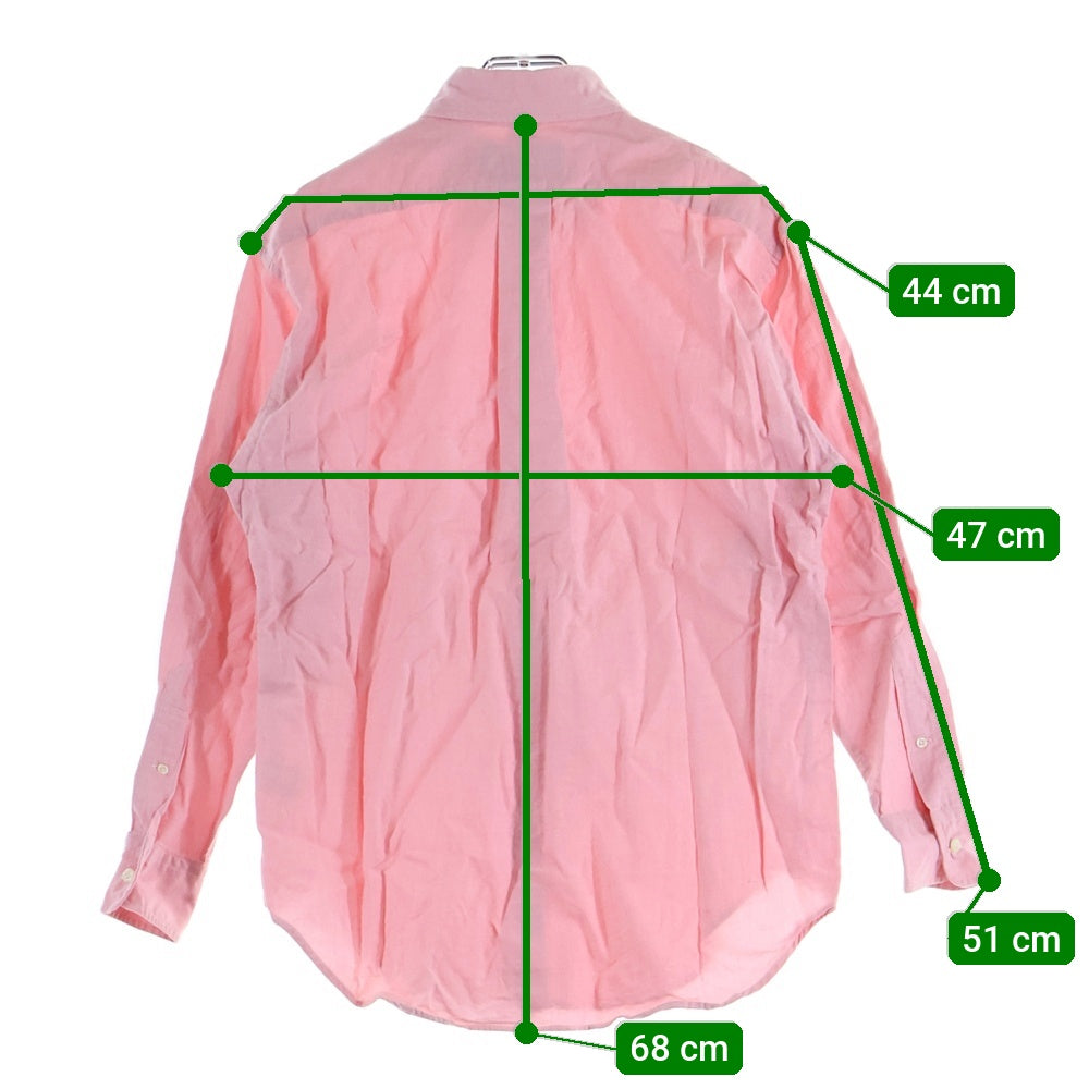 RALPH LAUREN(ラルフローレン) 刺繍 長袖ボタンダウンシャツ ピンク レディース