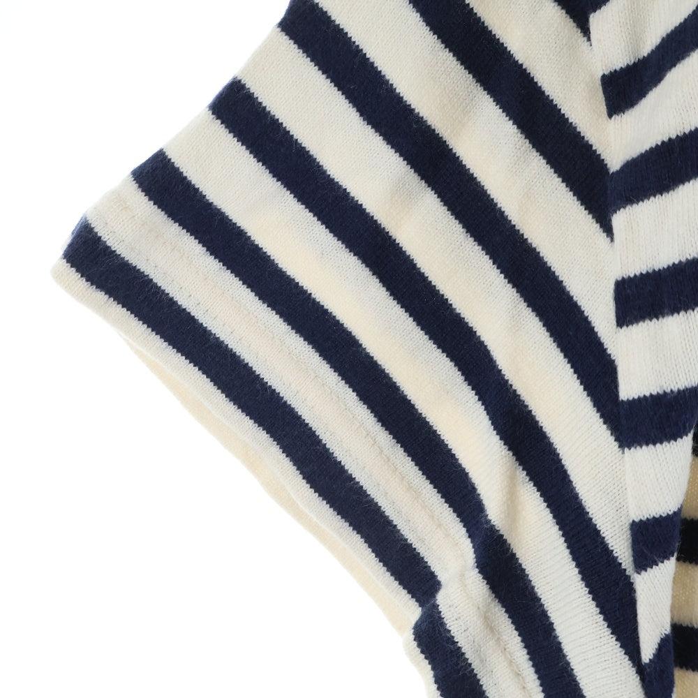 MARGARET HOWELL(マーガレットハウエル) ボーダー 半袖Tシャツ カットソー ホワイト/ネイビー レディース