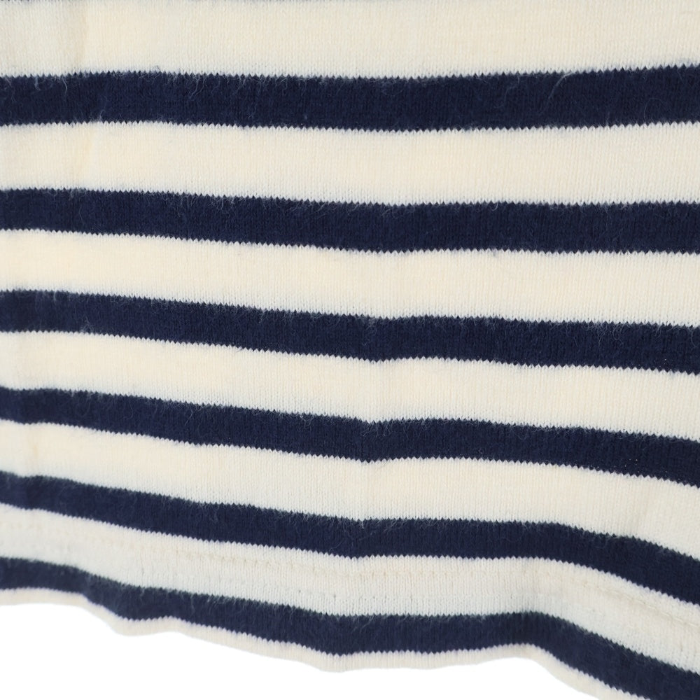 MARGARET HOWELL(マーガレットハウエル) ボーダー 半袖Tシャツ カットソー ホワイト/ネイビー レディース